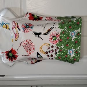 SUPER CUTE ANN TRINITY LARGE EMBELISHED SLEEVELESS BEADED TOP